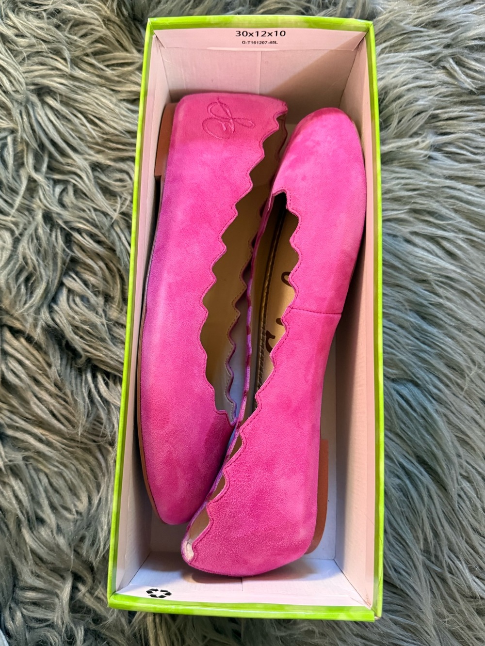 NEW Sam Edelman Suede Flats - Size 8.5 | Color: Hot Pink